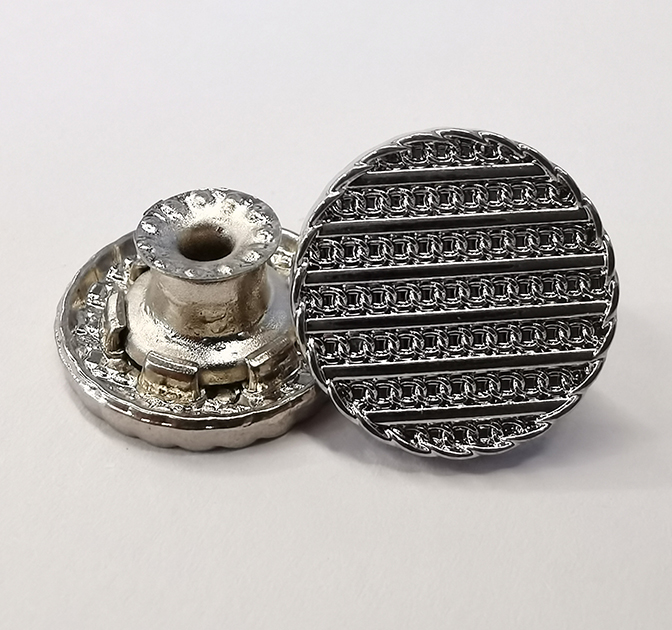 合金金属扣（亮银5）