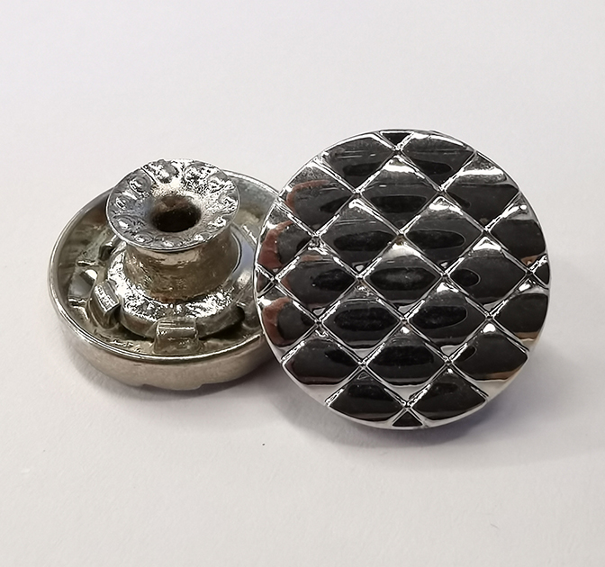 合金金属扣（亮银3）