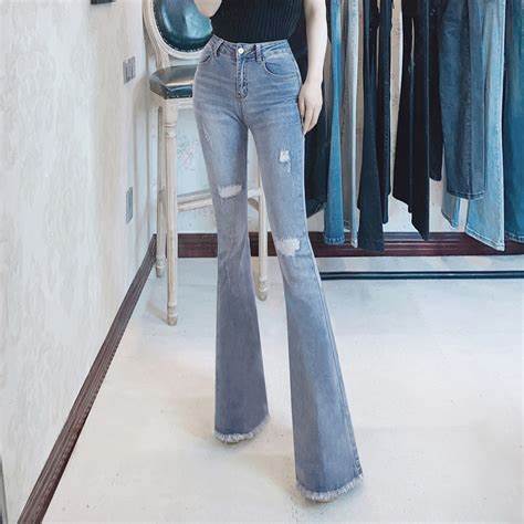 [女] 女大喇叭裤
