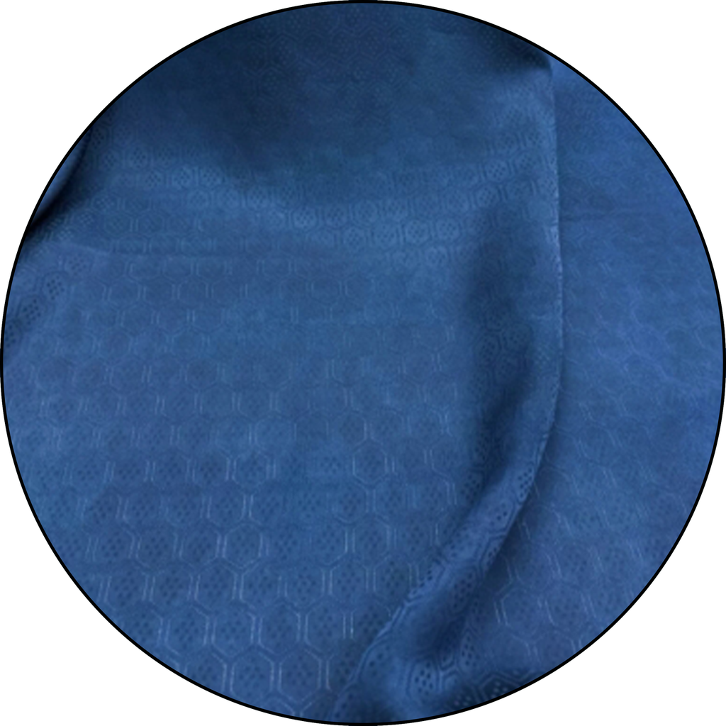 28姆米 龟背纹三千深蓝色