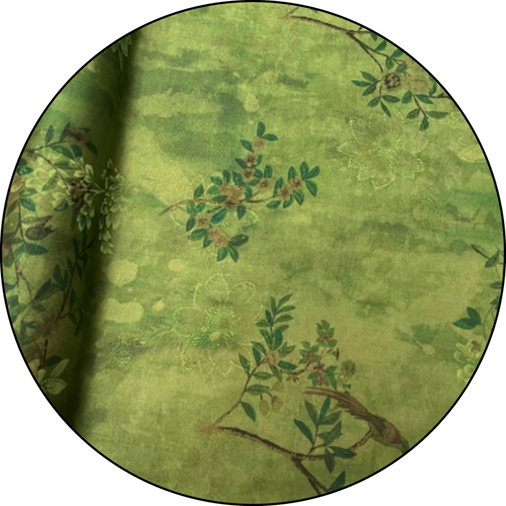 25姆米 绿茵芙纱提花