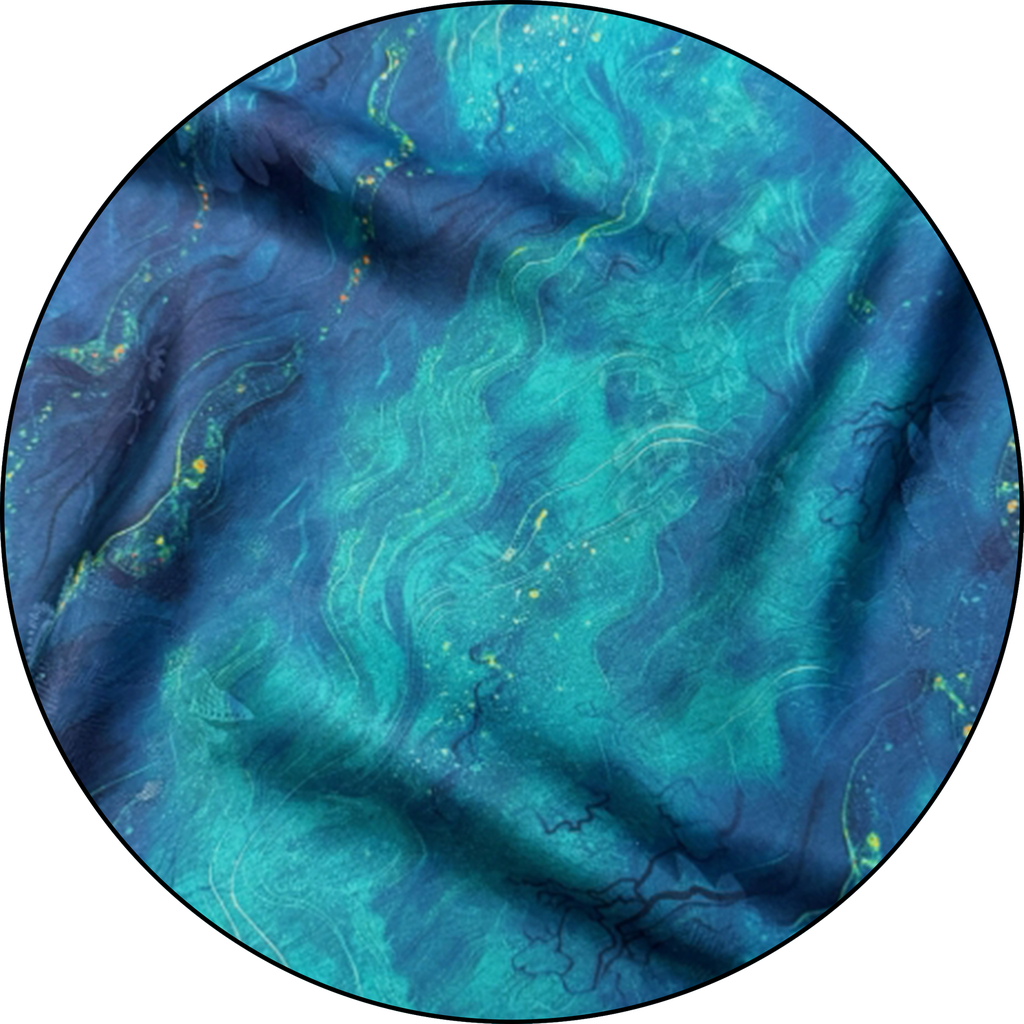 25姆米 瑶池仙境提花